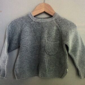 Cozy Gray Kids Sweater